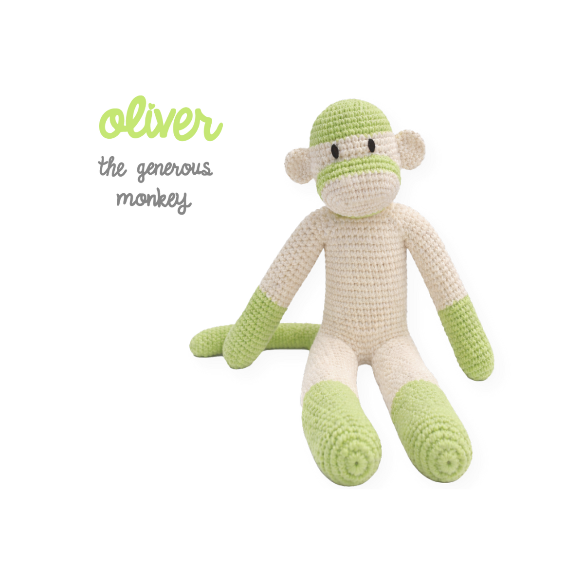 Oliver the Generous Monkey Doll (13